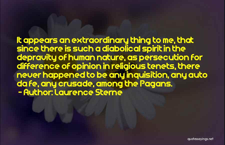 Opinion Difference Quotes By Laurence Sterne