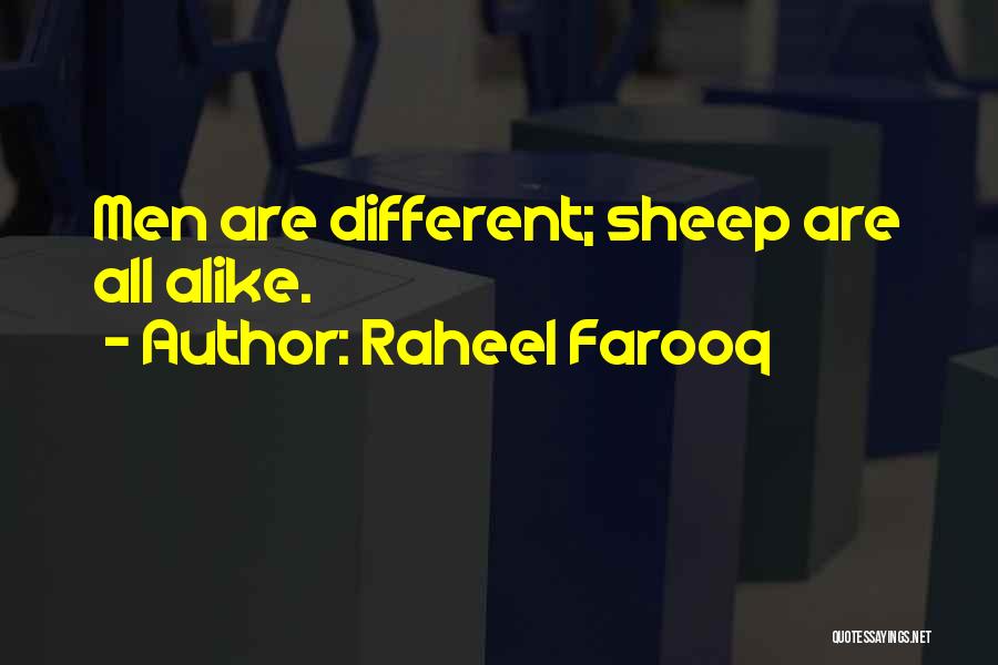 Opinion Difference Quotes By Raheel Farooq