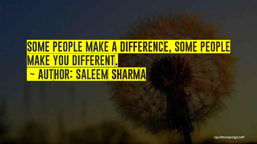 Opinion Difference Quotes By Saleem Sharma