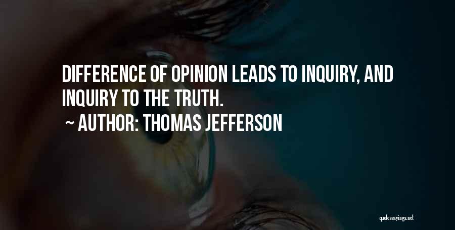 Opinion Difference Quotes By Thomas Jefferson