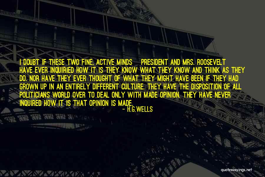 Opinion What Is It Quotes By H.G.Wells Opinion What Is It Quotes By H.G.Wells