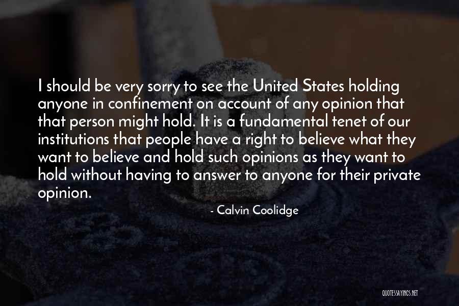 Opinions And Quotes By Calvin Coolidge