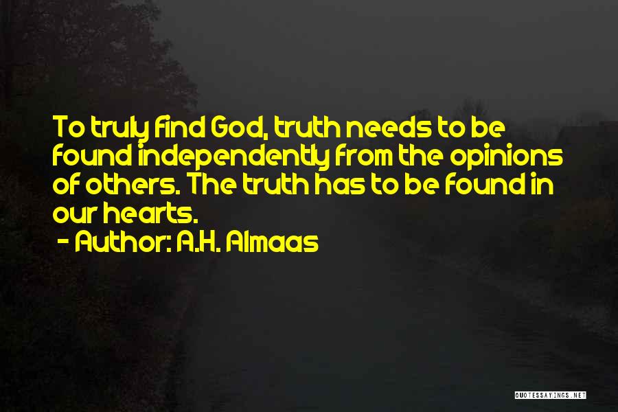 Opinions Of Others Quotes By A.H. Almaas