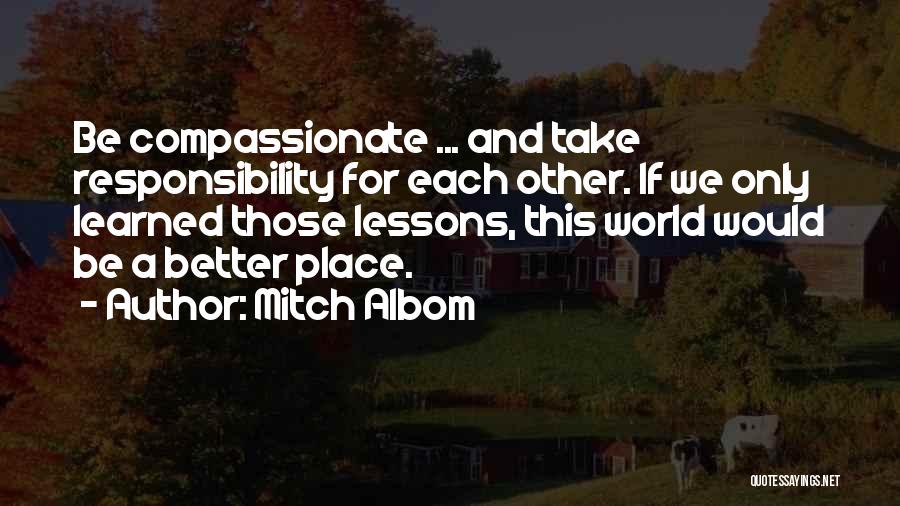 Opleiding Quotes By Mitch Albom