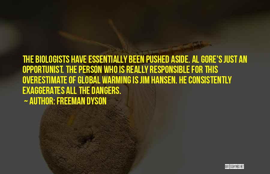 Opportunist Quotes By Freeman Dyson