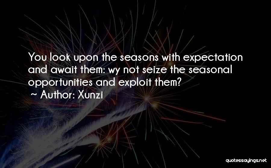 Opportunities Await Quotes By Xunzi