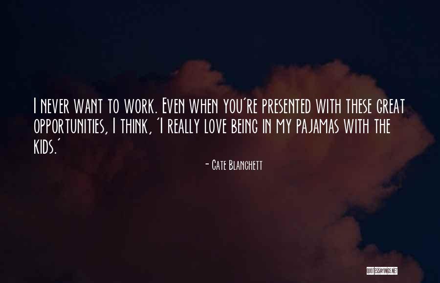 Opportunities In Work Quotes By Cate Blanchett Opportunities In Work Quotes By Cate Blanchett