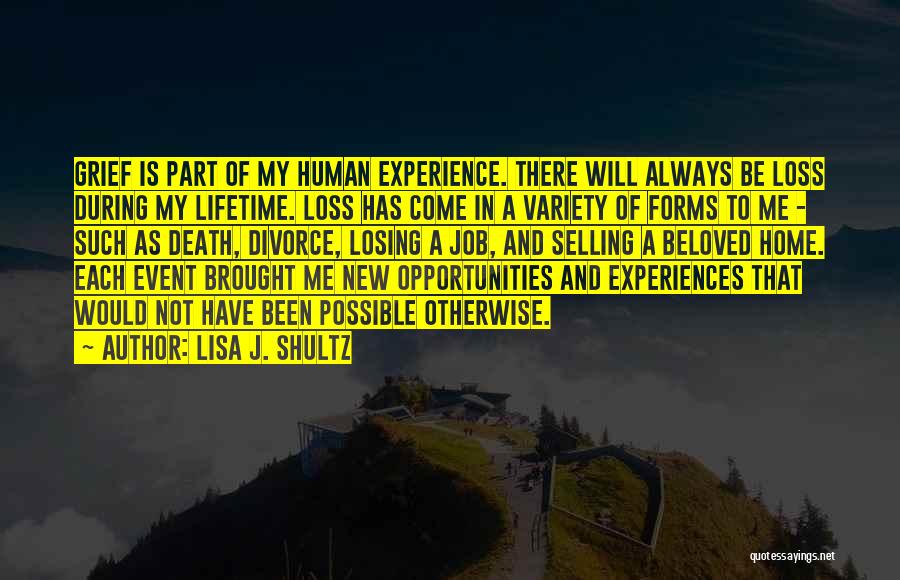 Opportunities Of A Lifetime Quotes By Lisa J. Shultz