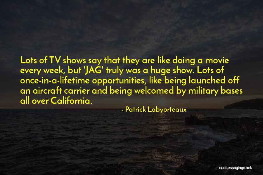 Opportunities Of A Lifetime Quotes By Patrick Labyorteaux