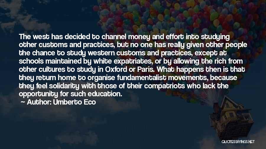 Opportunity And Education Quotes By Umberto Eco