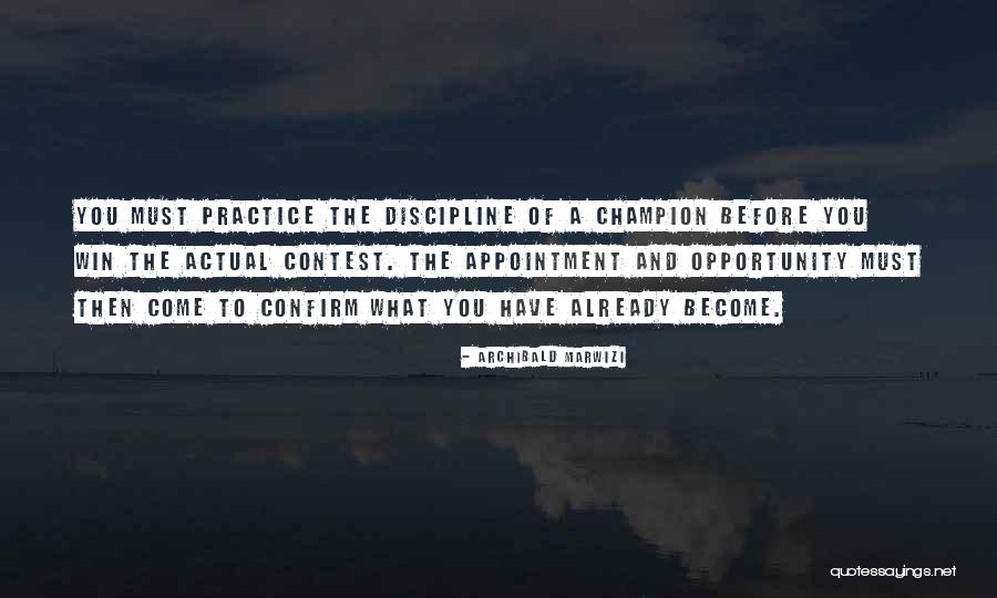 Opportunity And Growth Quotes By Archibald Marwizi Opportunity And Growth Quotes By Archibald Marwizi