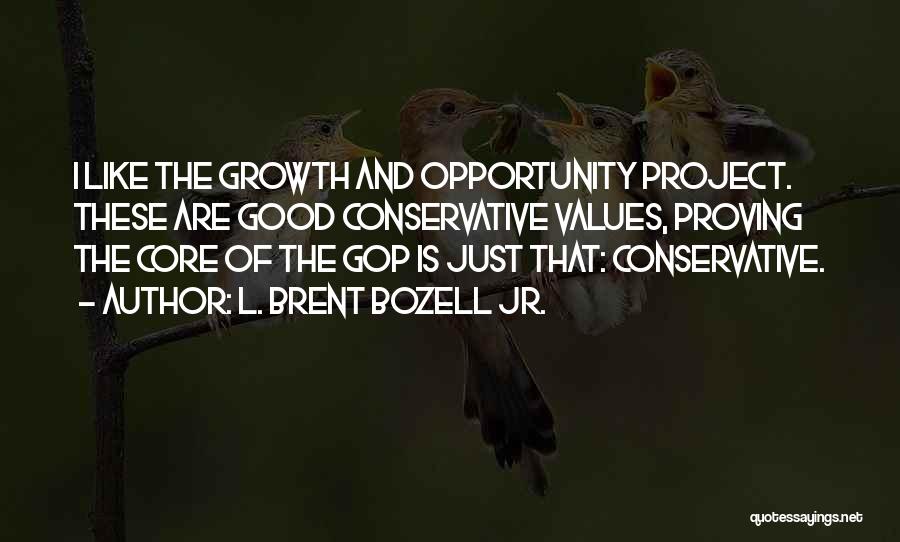 Opportunity And Growth Quotes By L. Brent Bozell Jr.