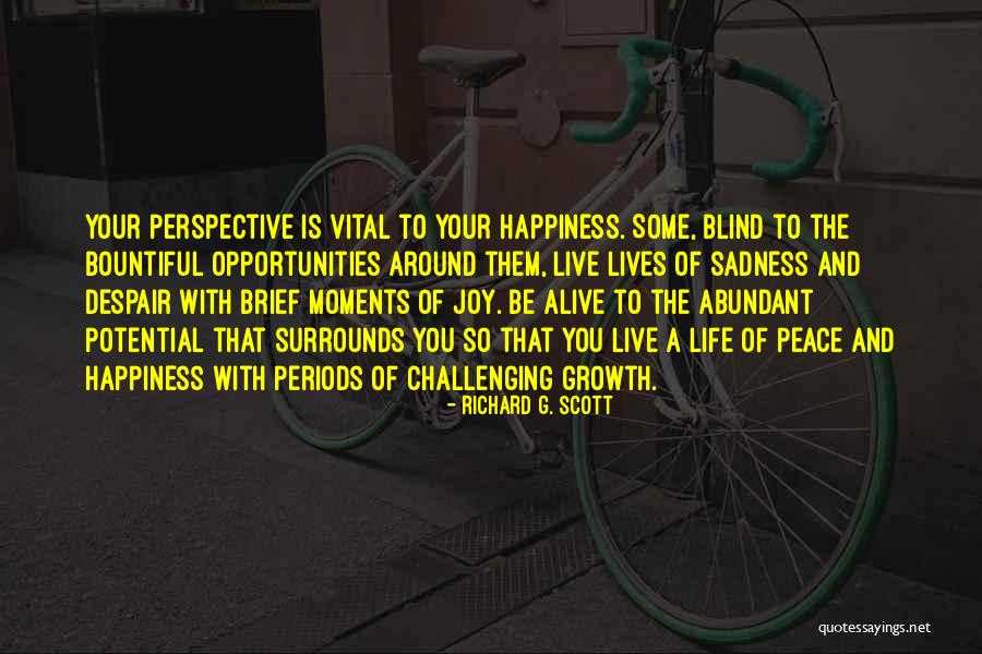 Opportunity And Growth Quotes By Richard G. Scott