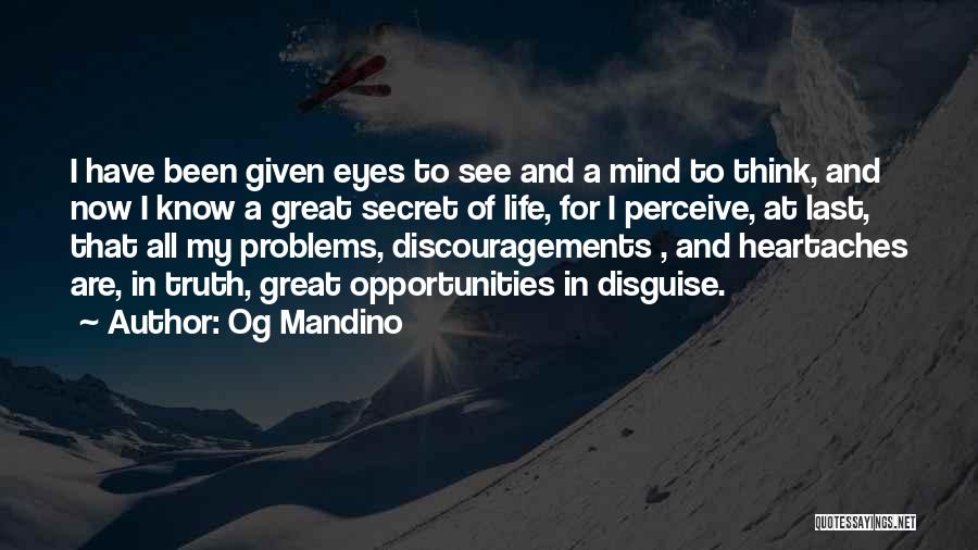 Opportunity And Problems Quotes By Og Mandino