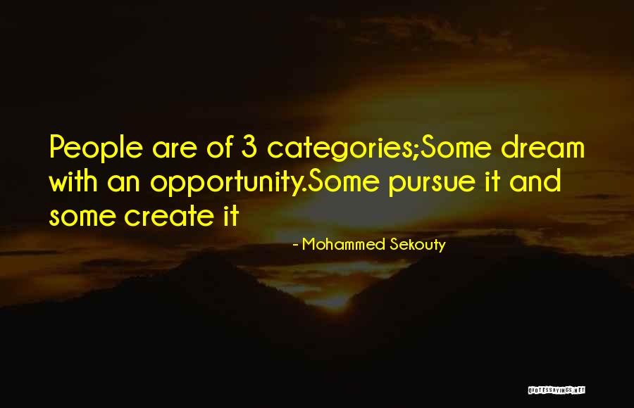 Opportunity And Quotes By Mohammed Sekouty