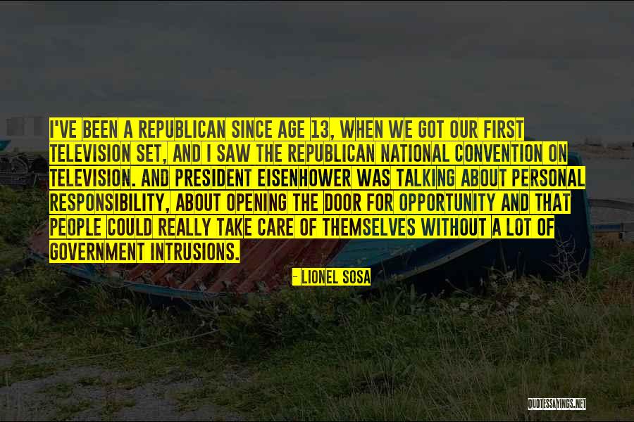 Opportunity And Responsibility Quotes By Lionel Sosa Opportunity And Responsibility Quotes By Lionel Sosa