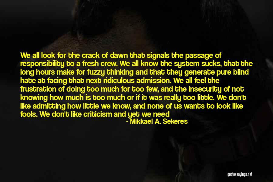 Opportunity And Responsibility Quotes By Mikkael A. Sekeres Opportunity And Responsibility Quotes By Mikkael A. Sekeres