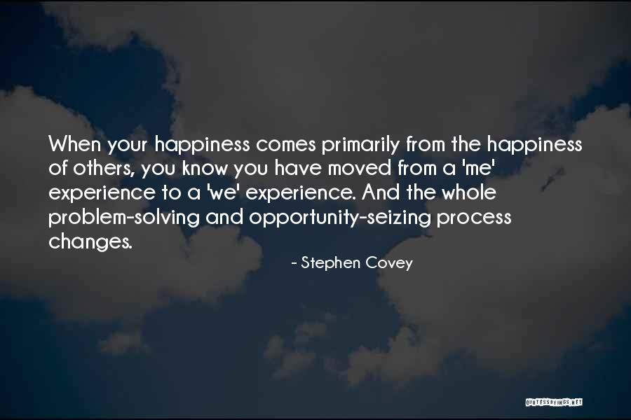 Opportunity Comes Quotes By Stephen Covey