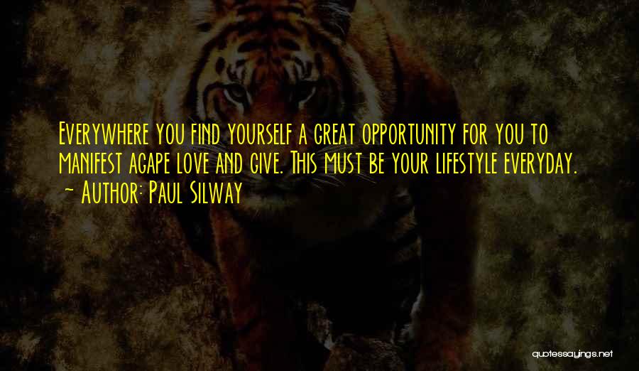 Opportunity Everywhere Quotes By Paul Silway