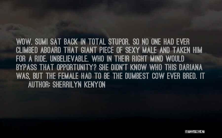 Opportunity Not Taken Quotes By Sherrilyn Kenyon