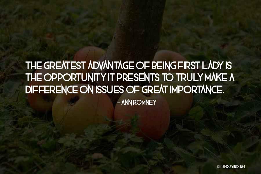 Opportunity Presents Itself Quotes By Ann Romney Opportunity Presents Itself Quotes By Ann Romney