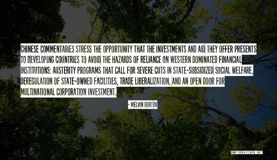 Opportunity Presents Itself Quotes By Melvin Gurtov Opportunity Presents Itself Quotes By Melvin Gurtov
