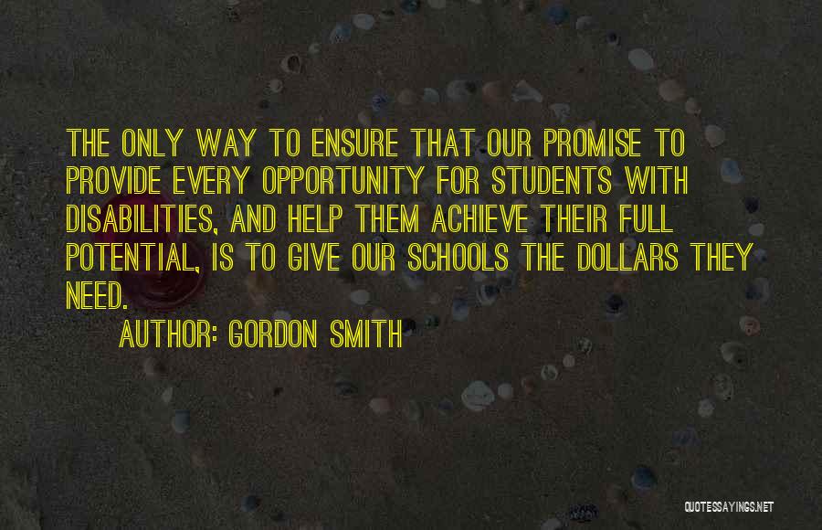 Opportunity To Achieve Quotes By Gordon Smith