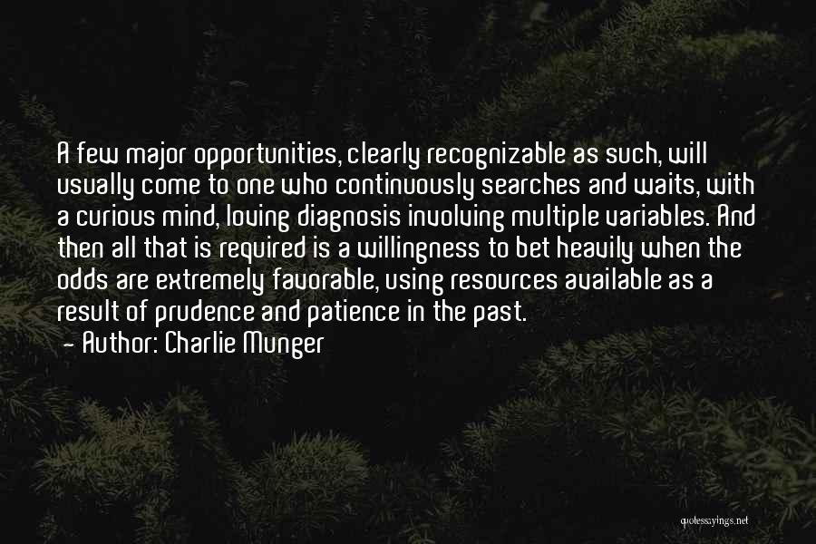 Opportunity Waits Quotes By Charlie Munger