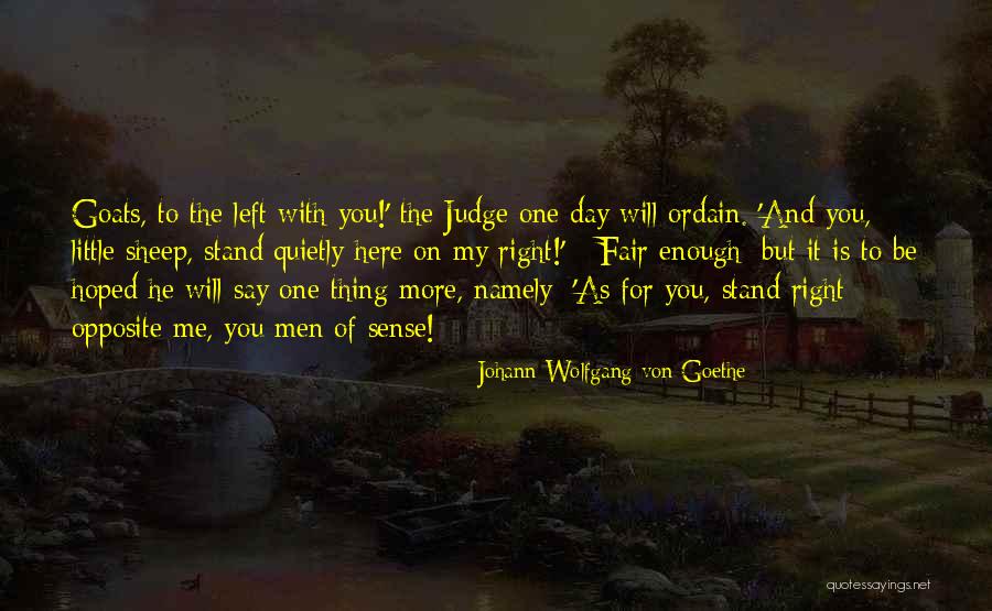 Opposite Day Quotes By Johann Wolfgang Von Goethe