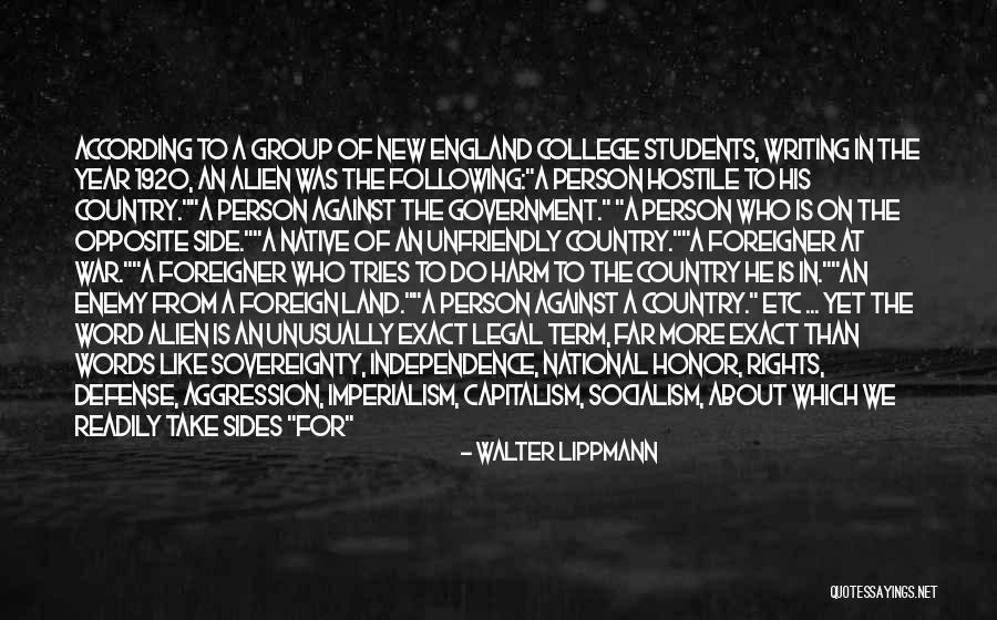 Opposite Land Quotes By Walter Lippmann Opposite Land Quotes By Walter Lippmann