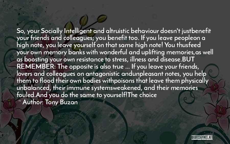 Opposite Lovers Quotes By Tony Buzan