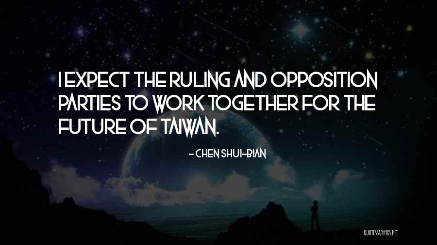 Opposition Parties Quotes By Chen Shui-bian Opposition Parties Quotes By Chen Shui-bian