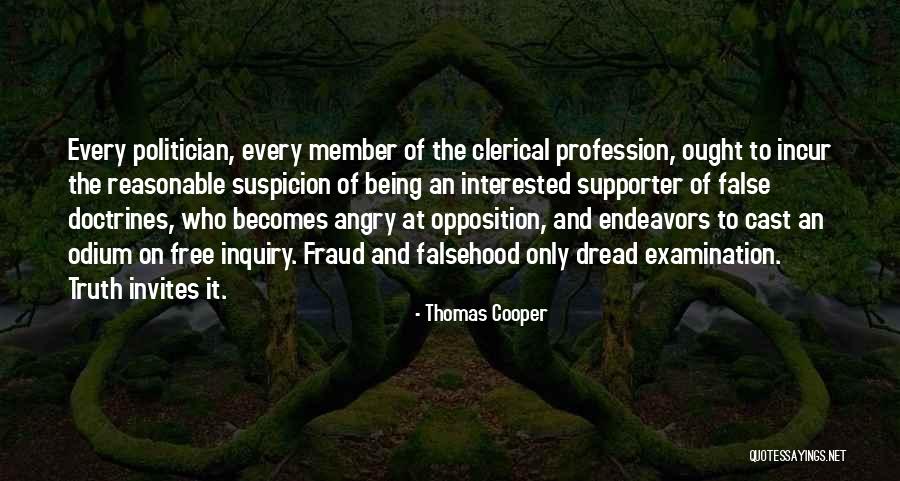 Opposition Quotes By Thomas Cooper