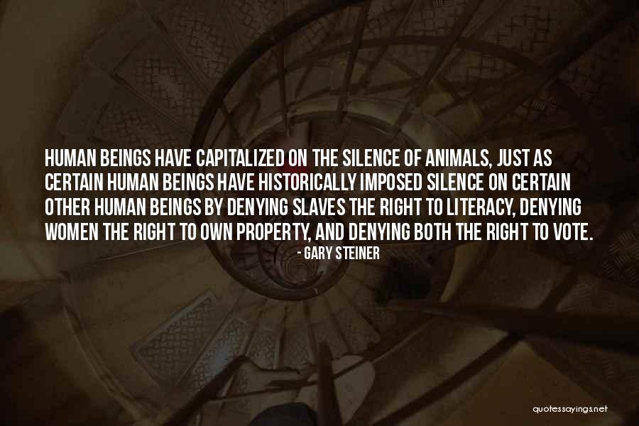 Oppression And Silence Quotes By Gary Steiner Oppression And Silence Quotes By Gary Steiner