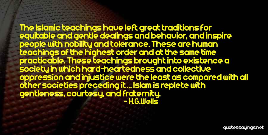 Oppression In Islam Quotes By H.G.Wells Oppression In Islam Quotes By H.G.Wells