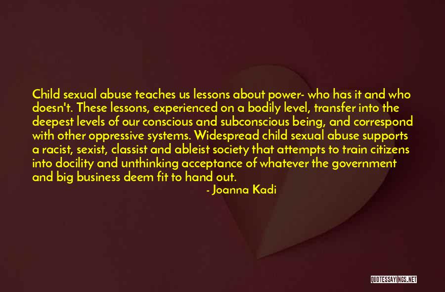 Oppressive Government Quotes By Joanna Kadi Oppressive Government Quotes By Joanna Kadi