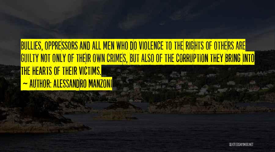 Oppressors Quotes By Alessandro Manzoni