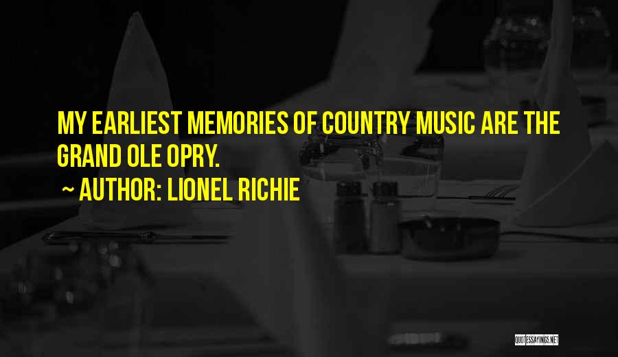 Opry Quotes By Lionel Richie