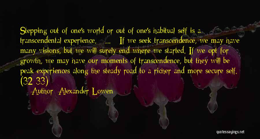 Opt Out Quotes By Alexander Lowen