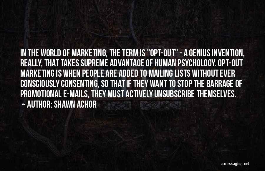 Opt Out Quotes By Shawn Achor