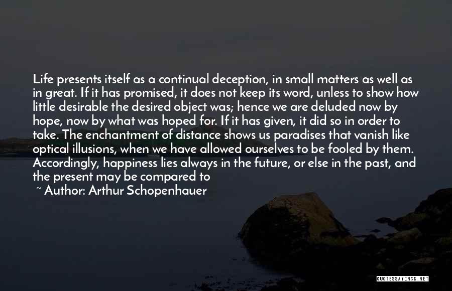 Optical Illusions Quotes By Arthur Schopenhauer