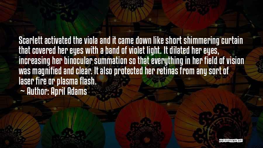 Optics Quotes By April Adams