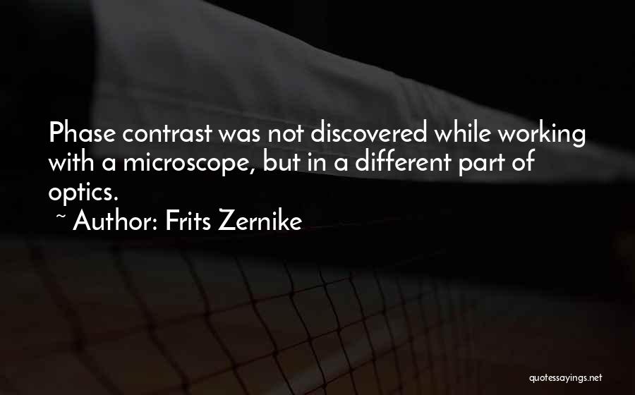 Optics Quotes By Frits Zernike