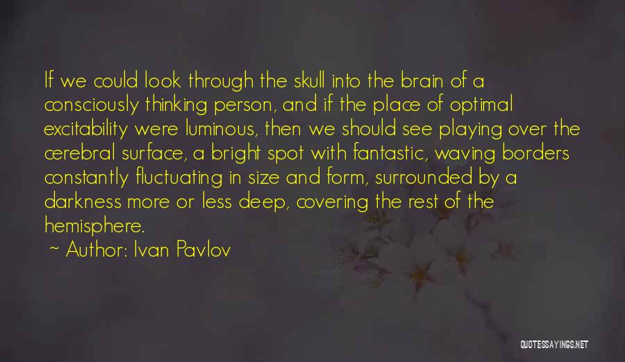 Optimal Thinking Quotes By Ivan Pavlov