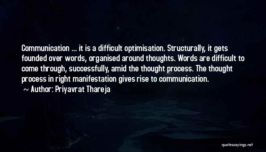 Optimisation Quotes By Priyavrat Thareja
