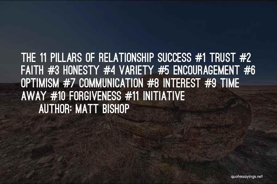 Optimism Trust And Self-confidence Quotes By Matt Bishop