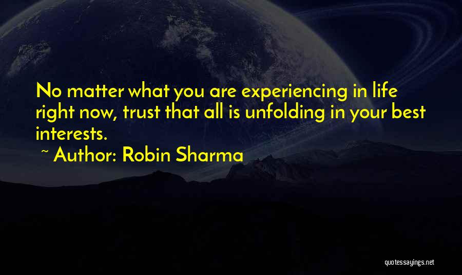 Optimism Trust And Self-confidence Quotes By Robin Sharma