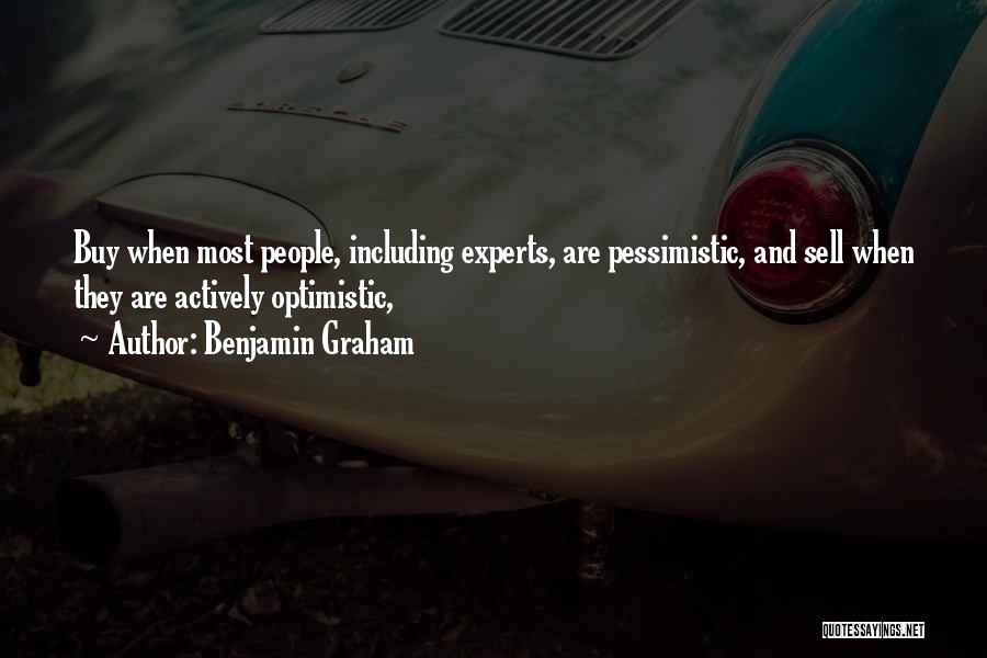 Optimistic And Pessimistic Quotes By Benjamin Graham
