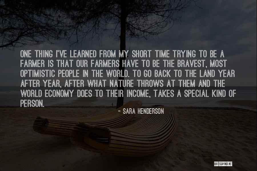 Optimistic Person Quotes By Sara Henderson