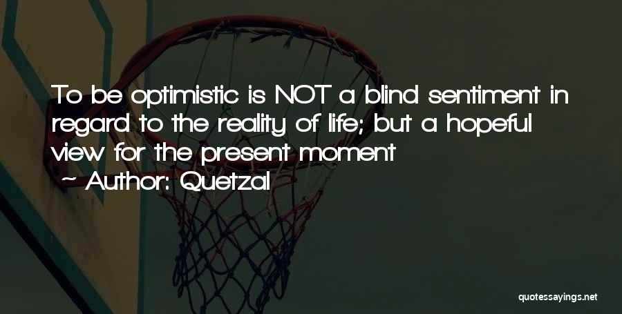 Optimistic View Of Life Quotes By Quetzal